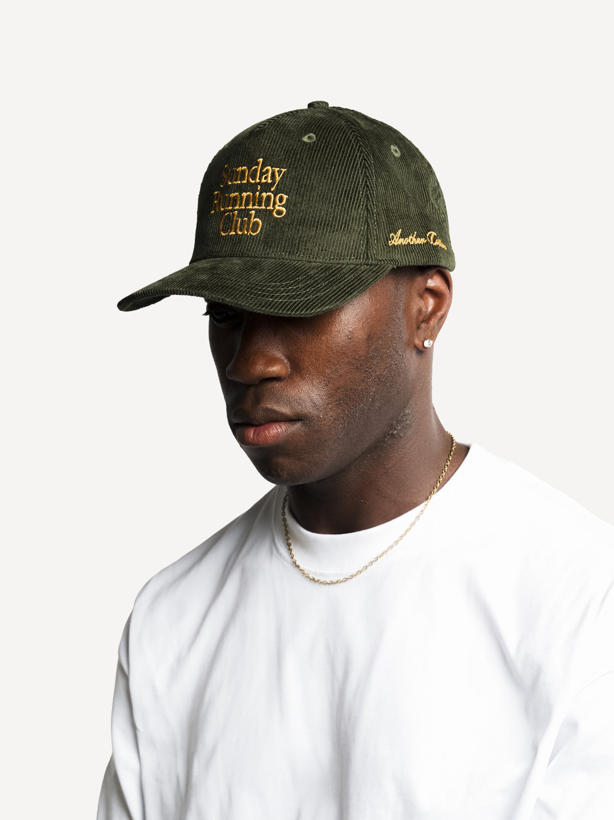 Sunday Running Club Cord Cap – Bottle Green