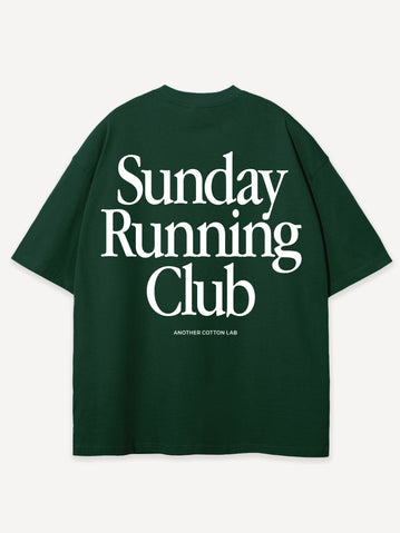 Sunday Running Club T-Shirt - Bottle Green