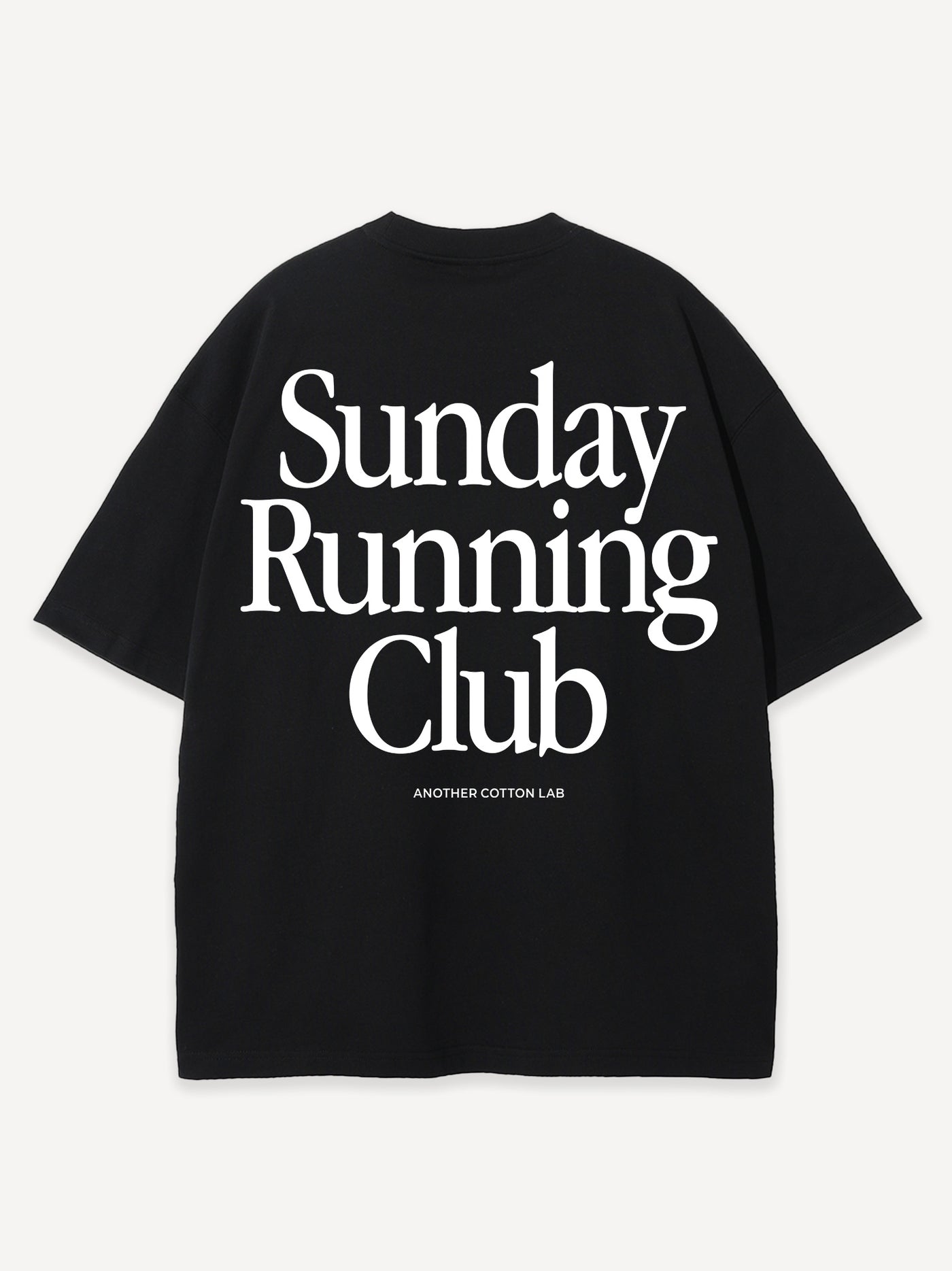 Sunday Running Club T-Shirt – Schwarz