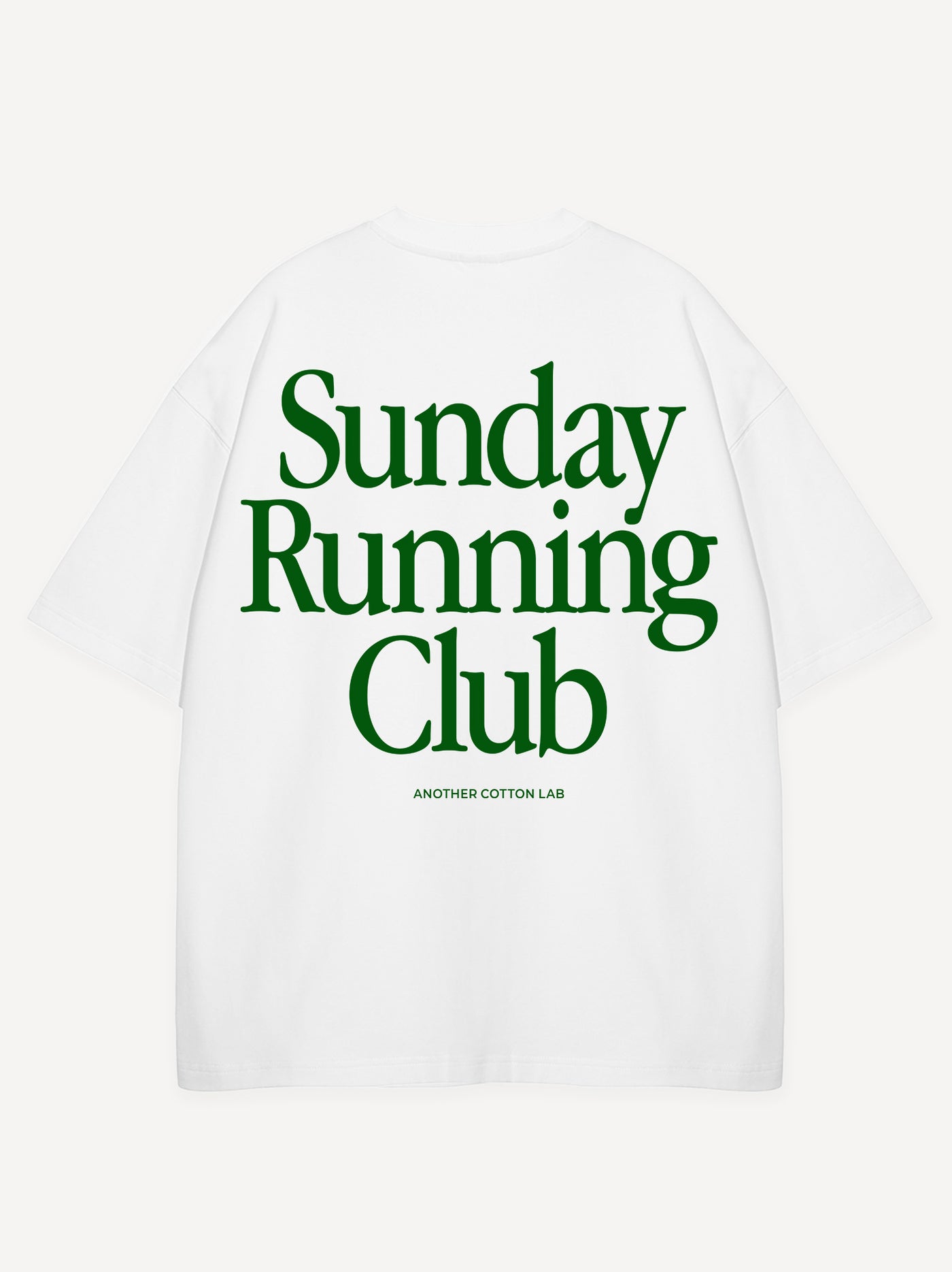 Sunday Running Club T-Shirt – Weiß