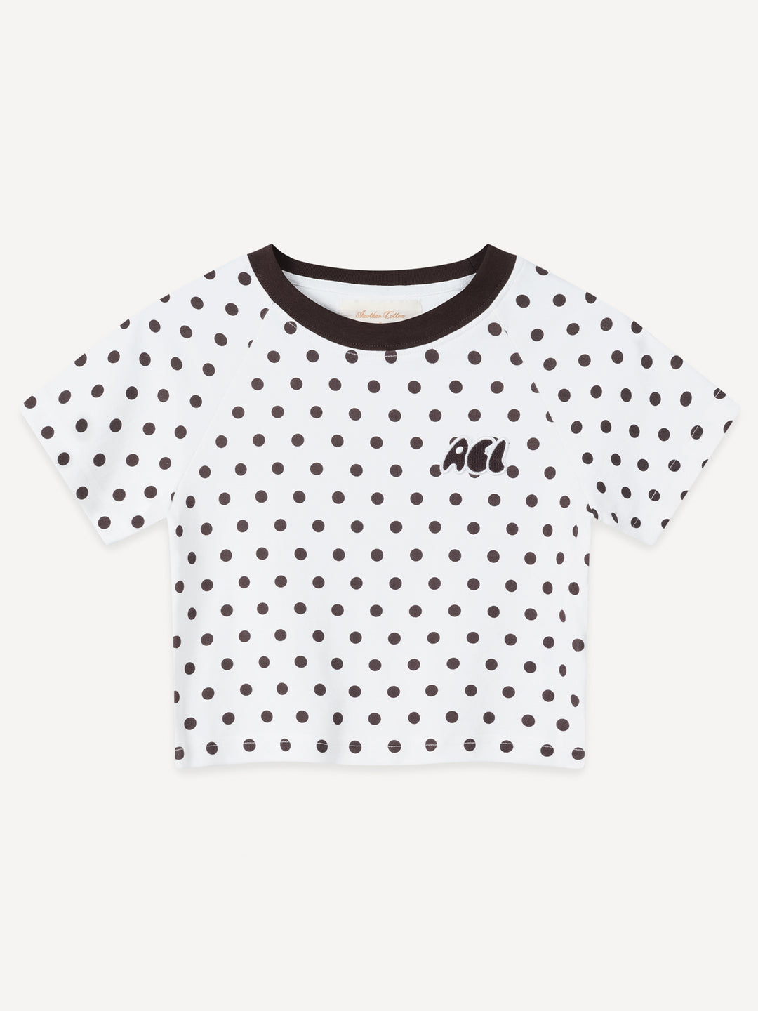Another Dot Crop Top WMN – Black Dots – Produktansicht 1