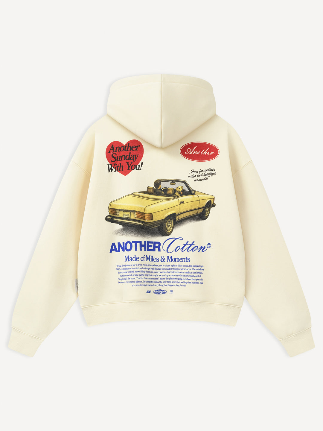 Another Sunday Hoodie – Off White – Produktansicht 2