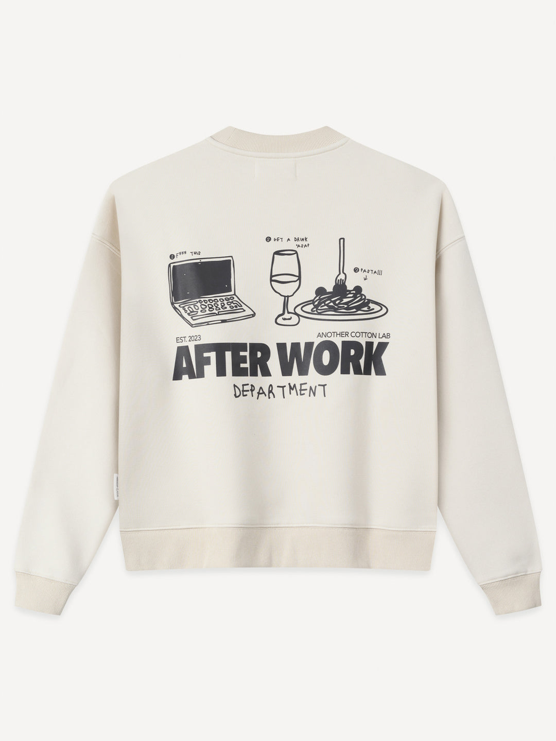 Afterwork Sweatshirt – Sand – Produktansicht 2