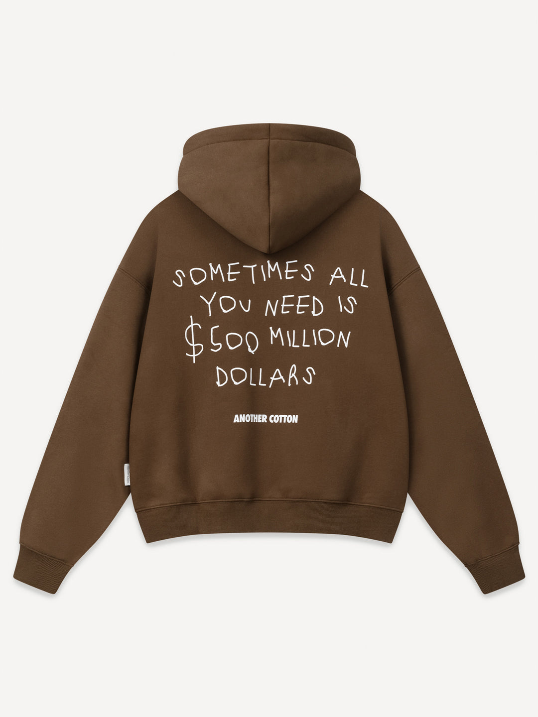 500$ Hoodie – Chocolate – Produktansicht 2