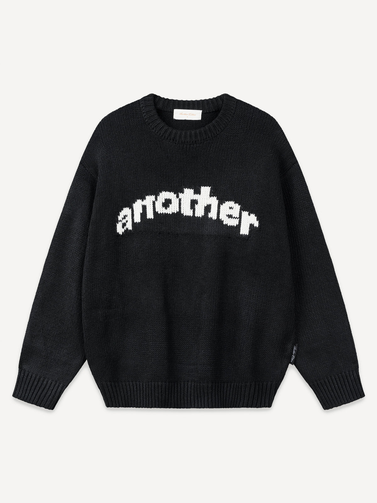 Another Signature Knit Sweater – Black
