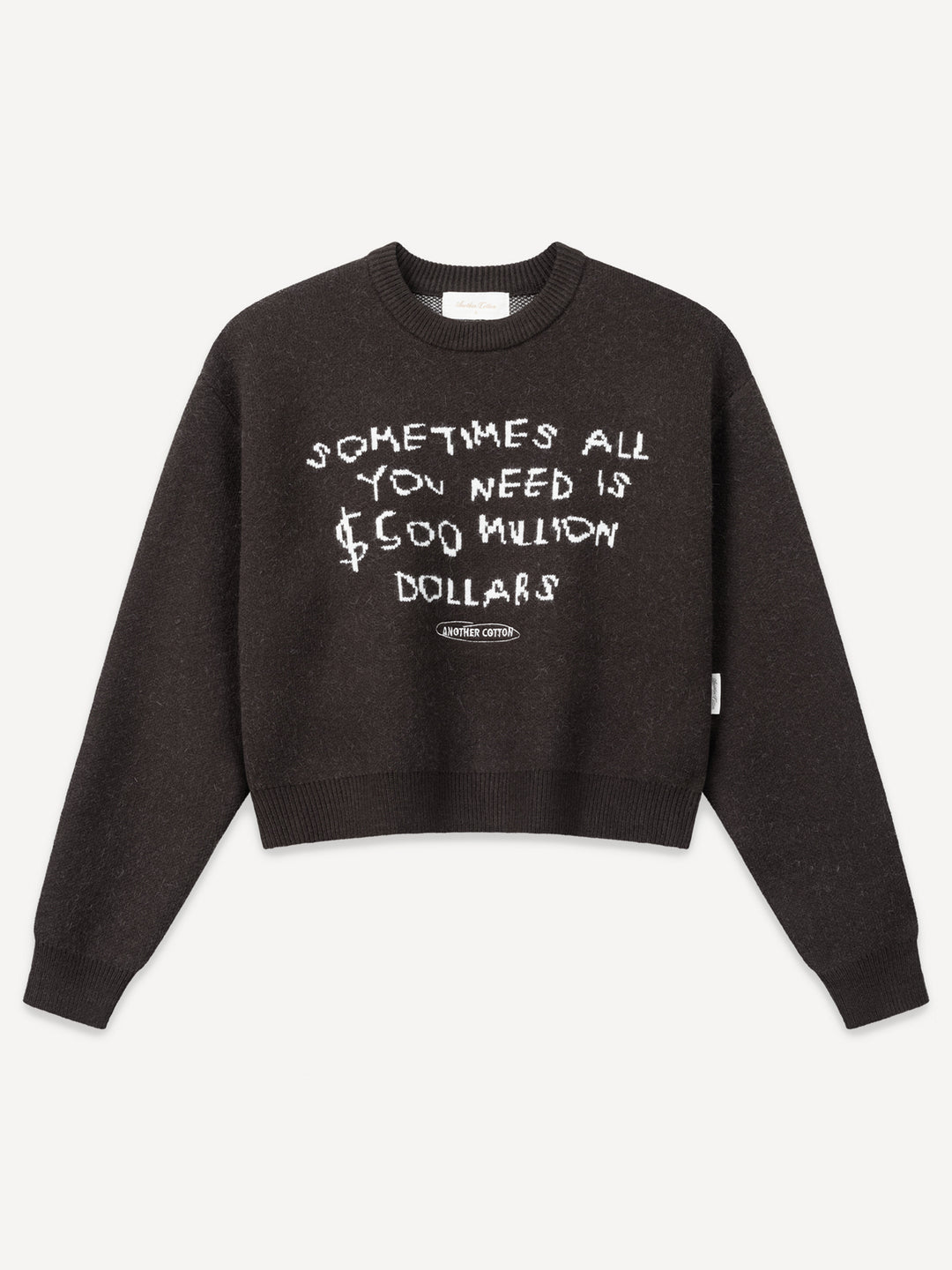 500$ Knit Sweatshirt WMN – Chocolate – Produktansicht 1