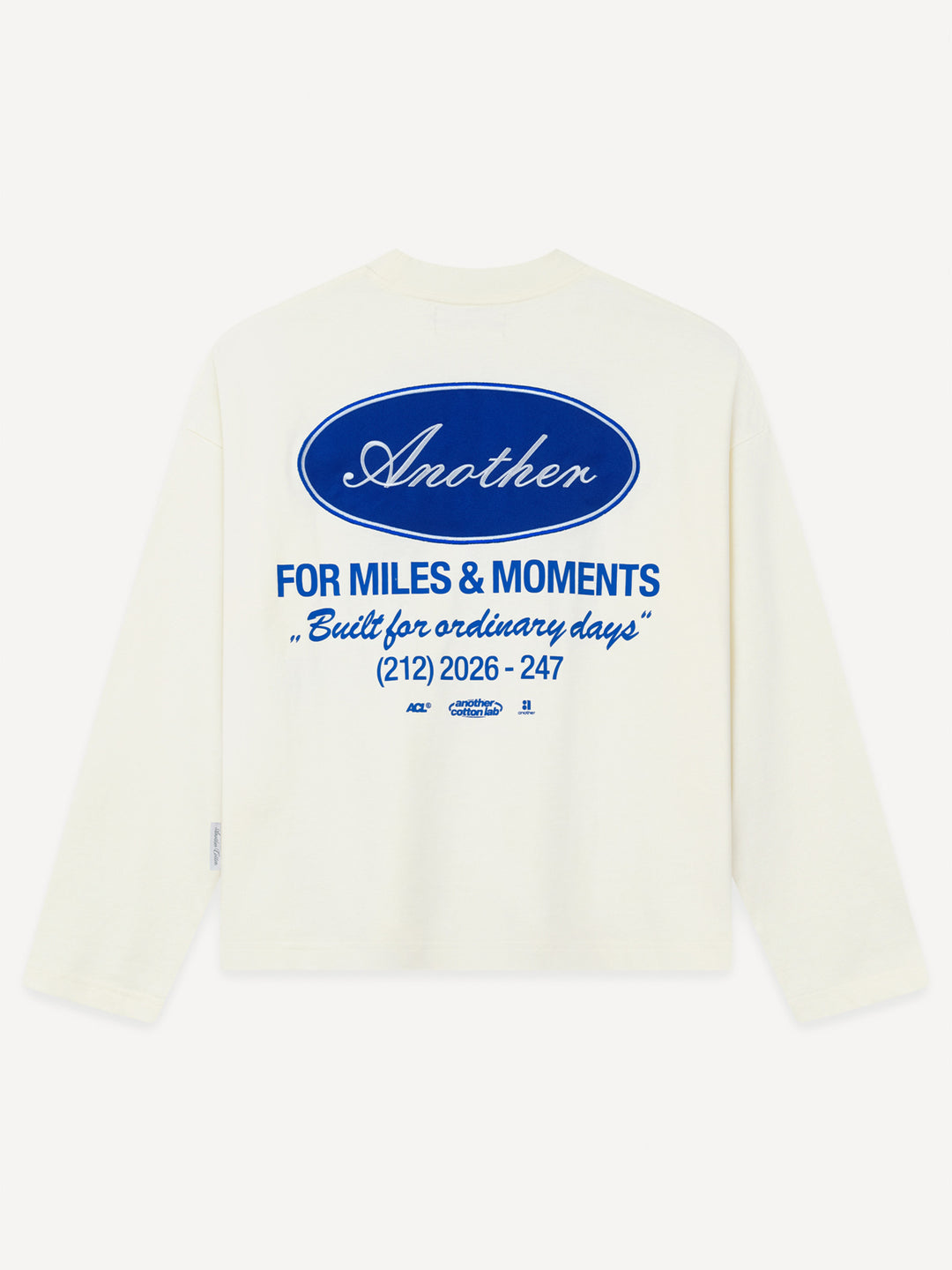 Miles & Moments Longsleeve – Off White – Produktansicht 2