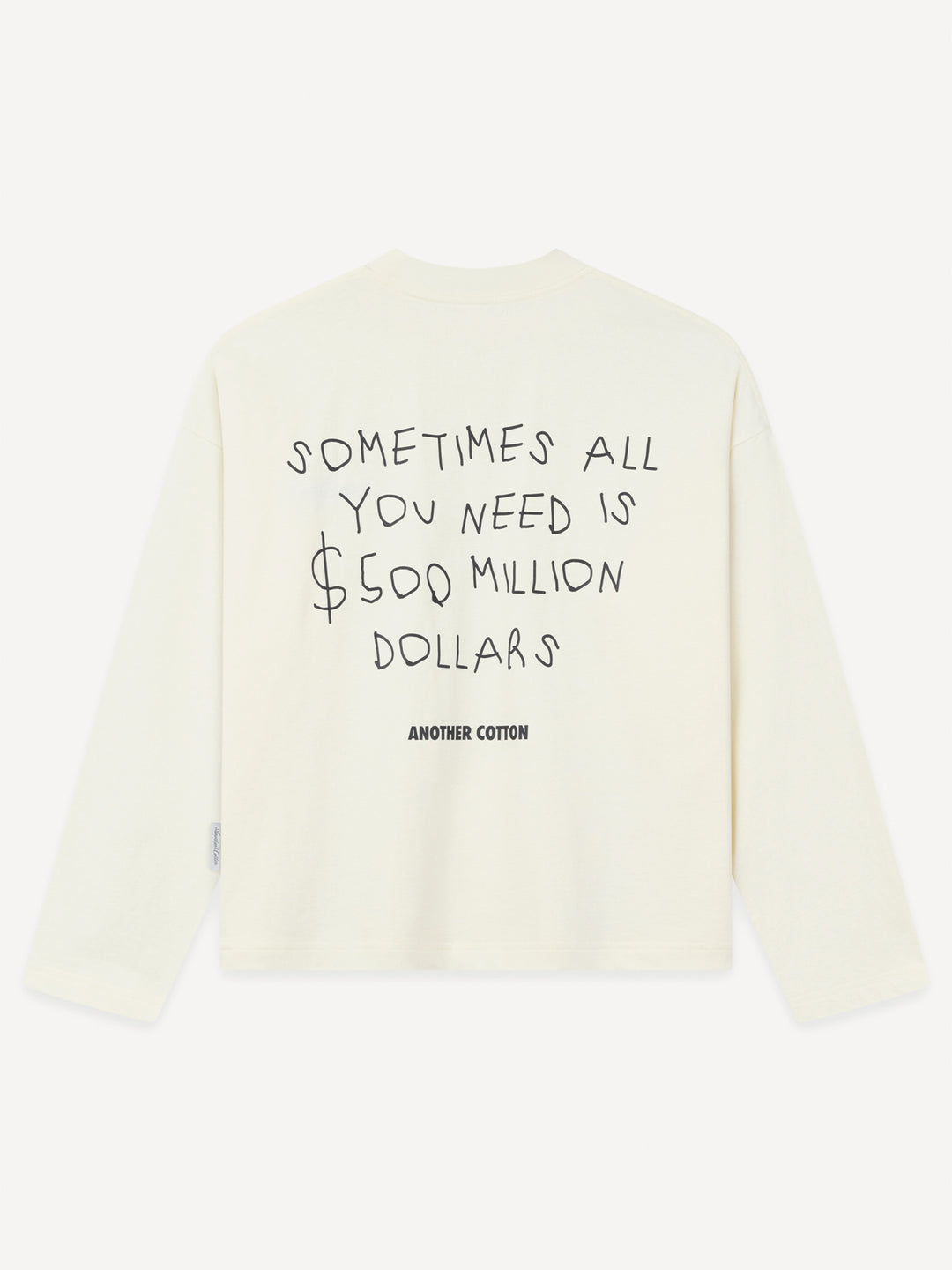 500$ Longsleeve – Off White – Produktansicht 2