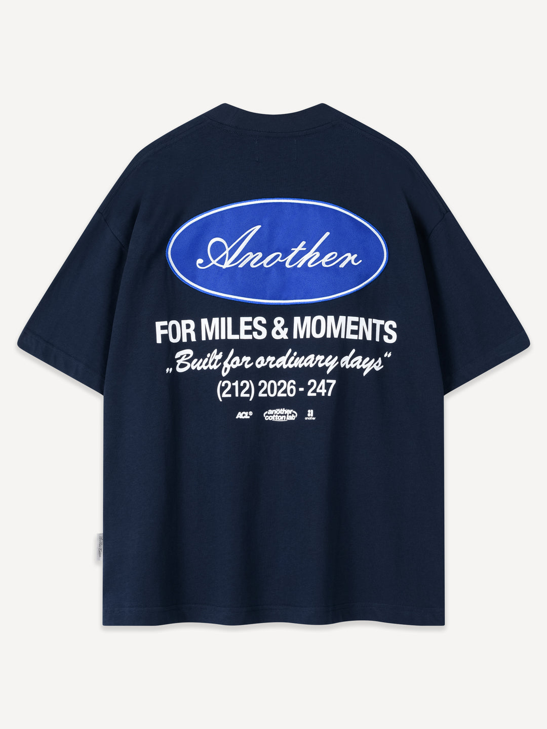 Miles & Moments T-Shirt – Navy Blue – Produktansicht 2