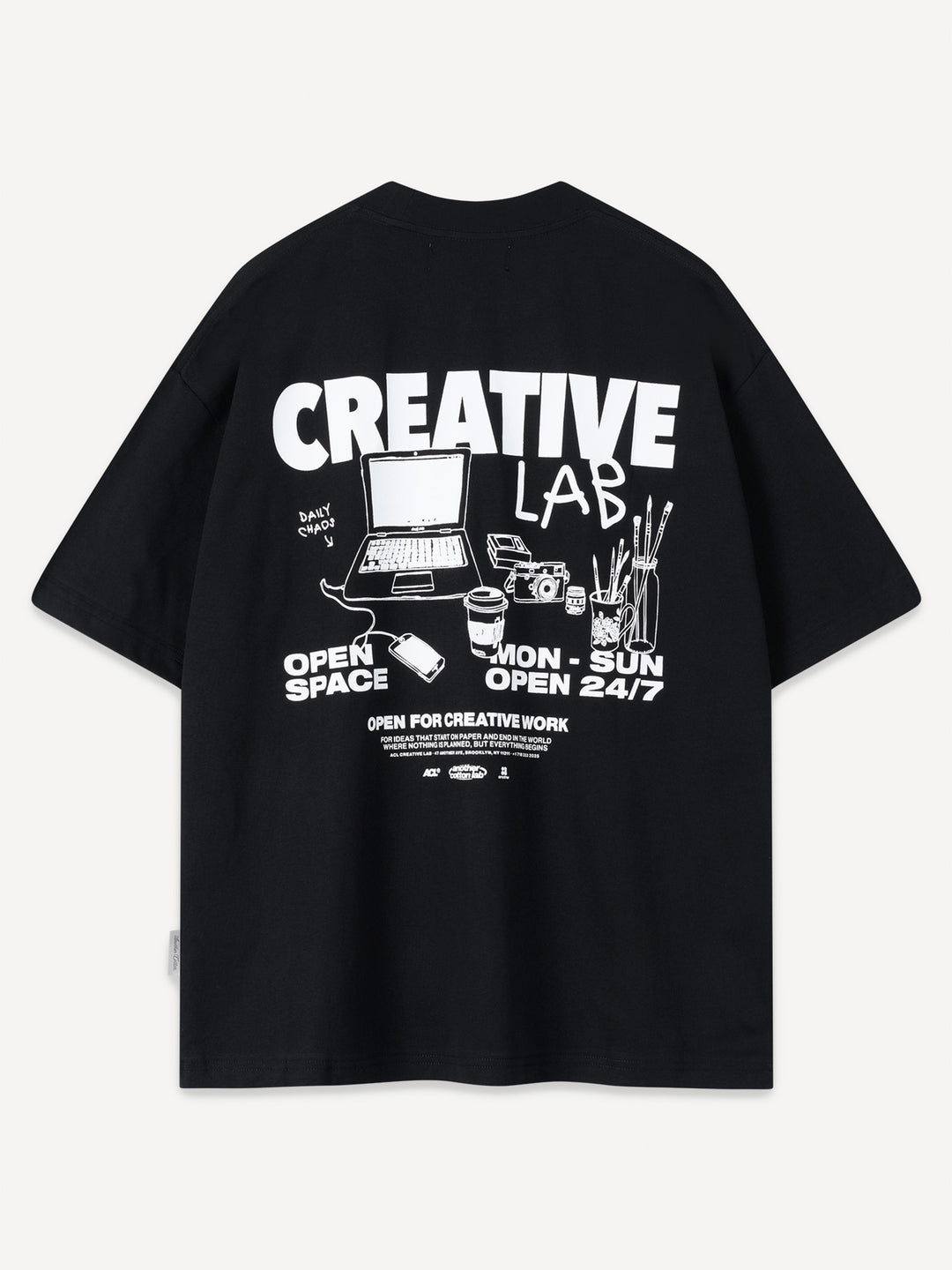 Creative Lab T-Shirt – Black – Produktansicht 2