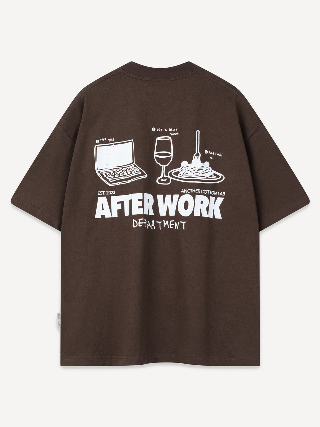 Afterwork T-Shirt – Chocolate – Produktansicht 2
