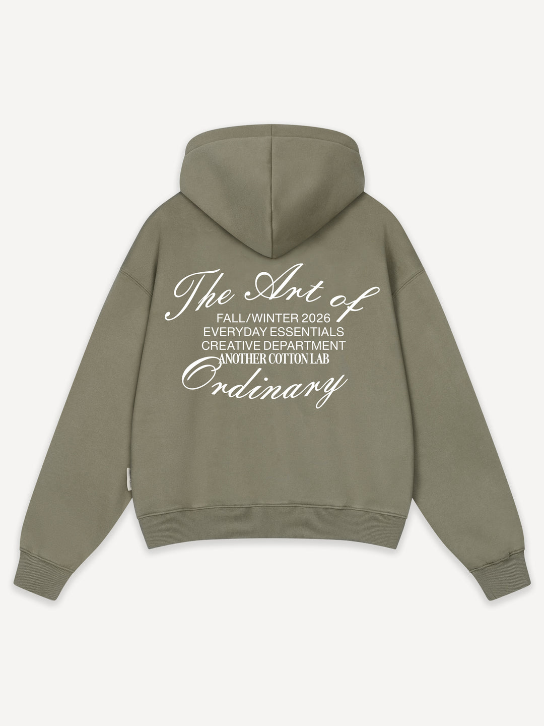 Art of Ordinary Zip Hoodie WMN – Sage – Produktansicht 2
