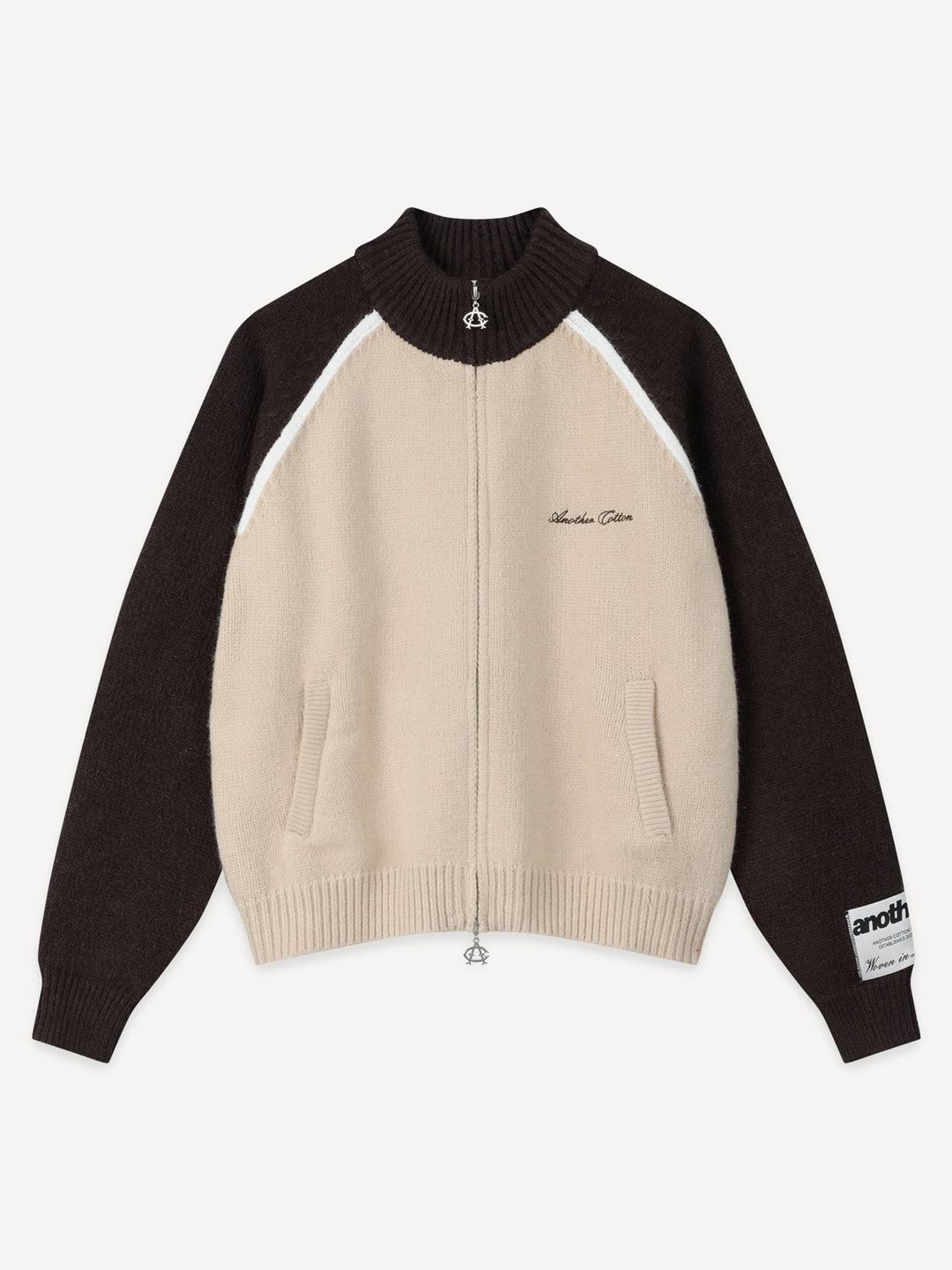 Another Knit Zip Cardigan – Chocolate – Produktansicht 1
