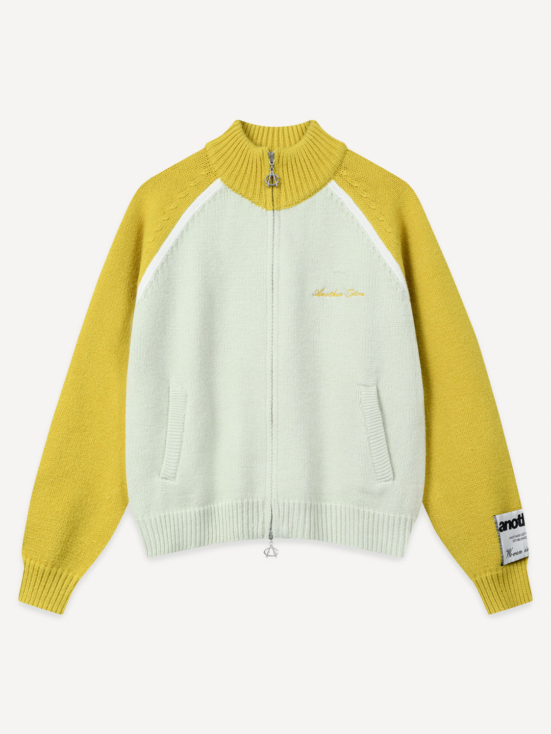 Another Knit Zip Cardigan – Yellow – Produktansicht 1