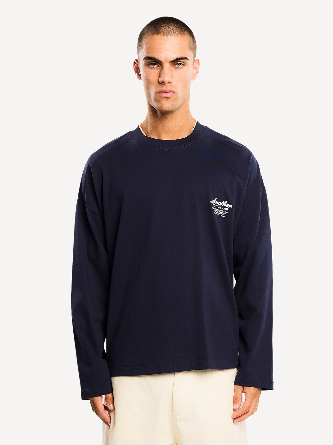 Adults Only Longsleeve — Navy Blue