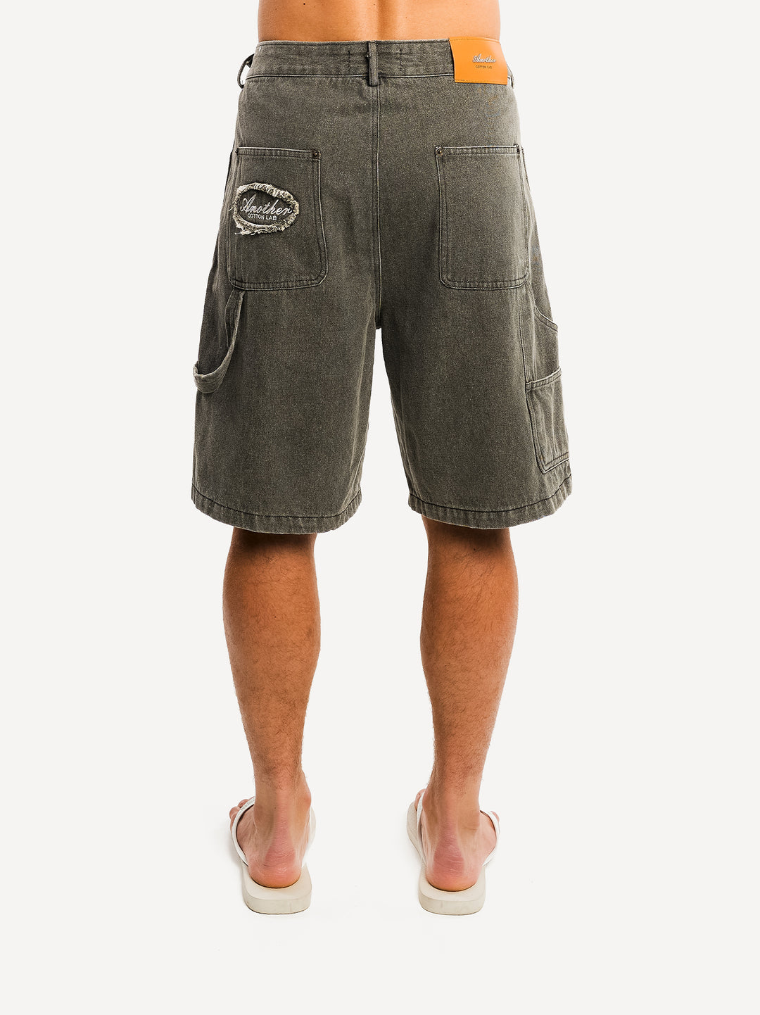 Another Carpenter Denim Shorts — Washed Sand