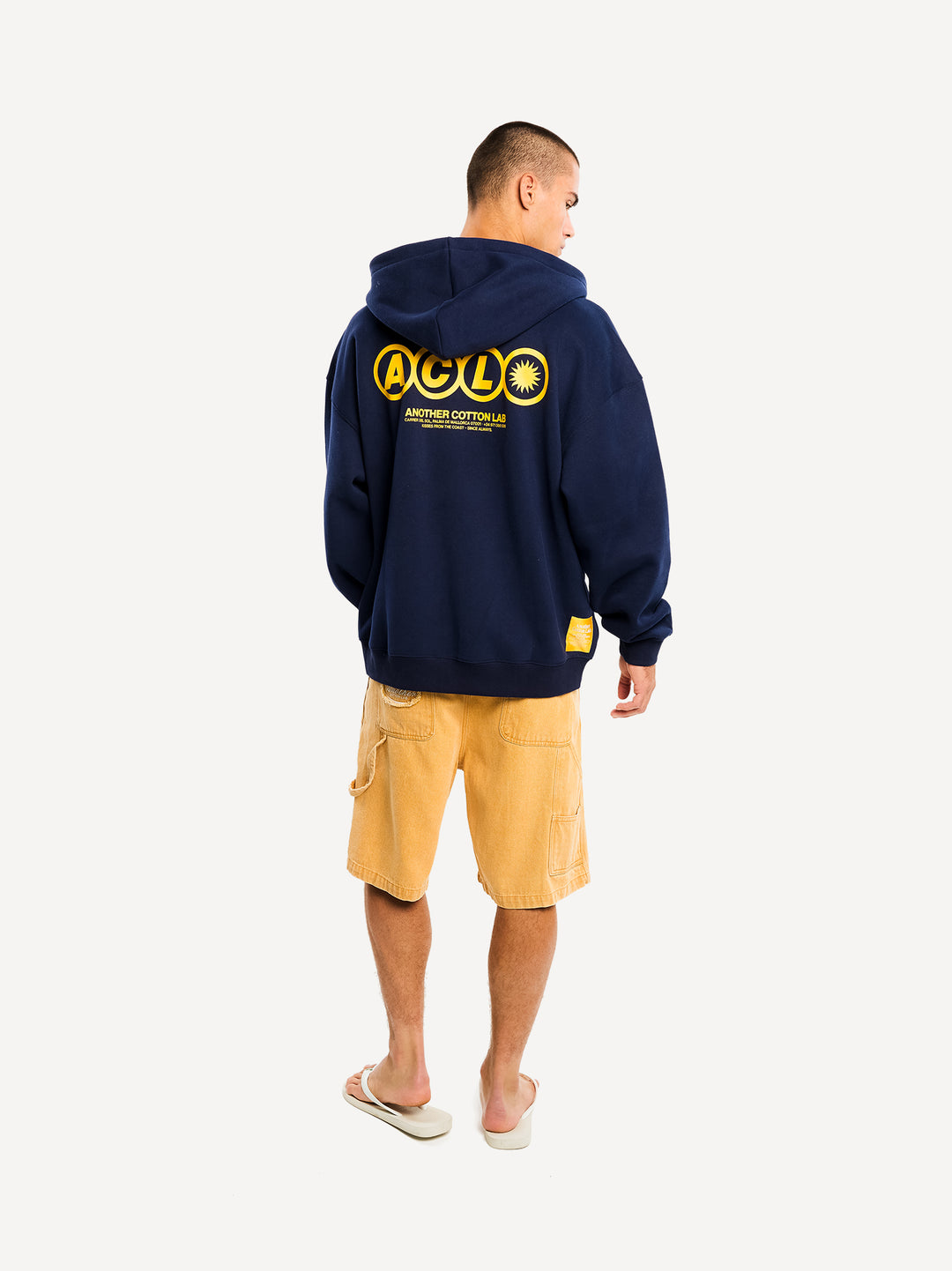 Another Carpenter Denim Shorts — Washed Sand