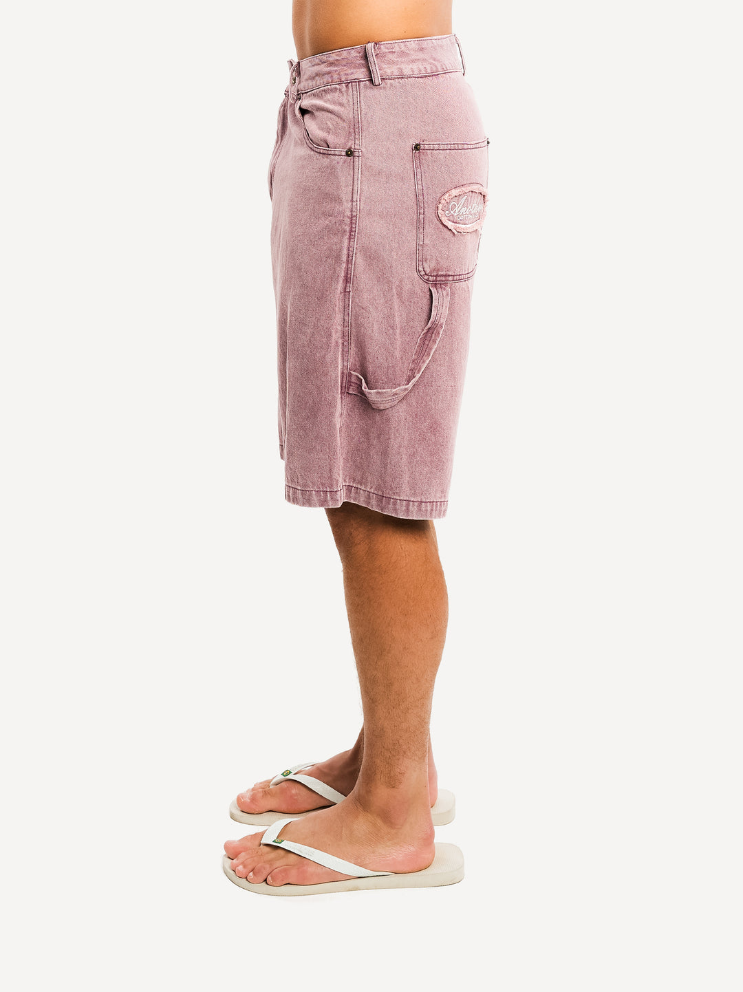 Another Carpenter Denim Shorts — Washed Black