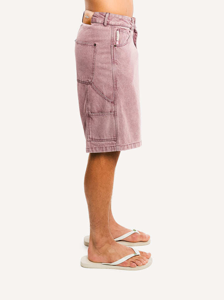 Another Carpenter Denim Shorts — Washed Black