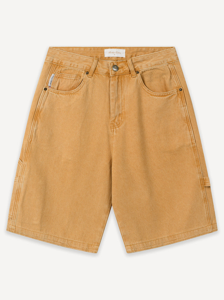 Another Carpenter Denim Shorts — Washed Sand