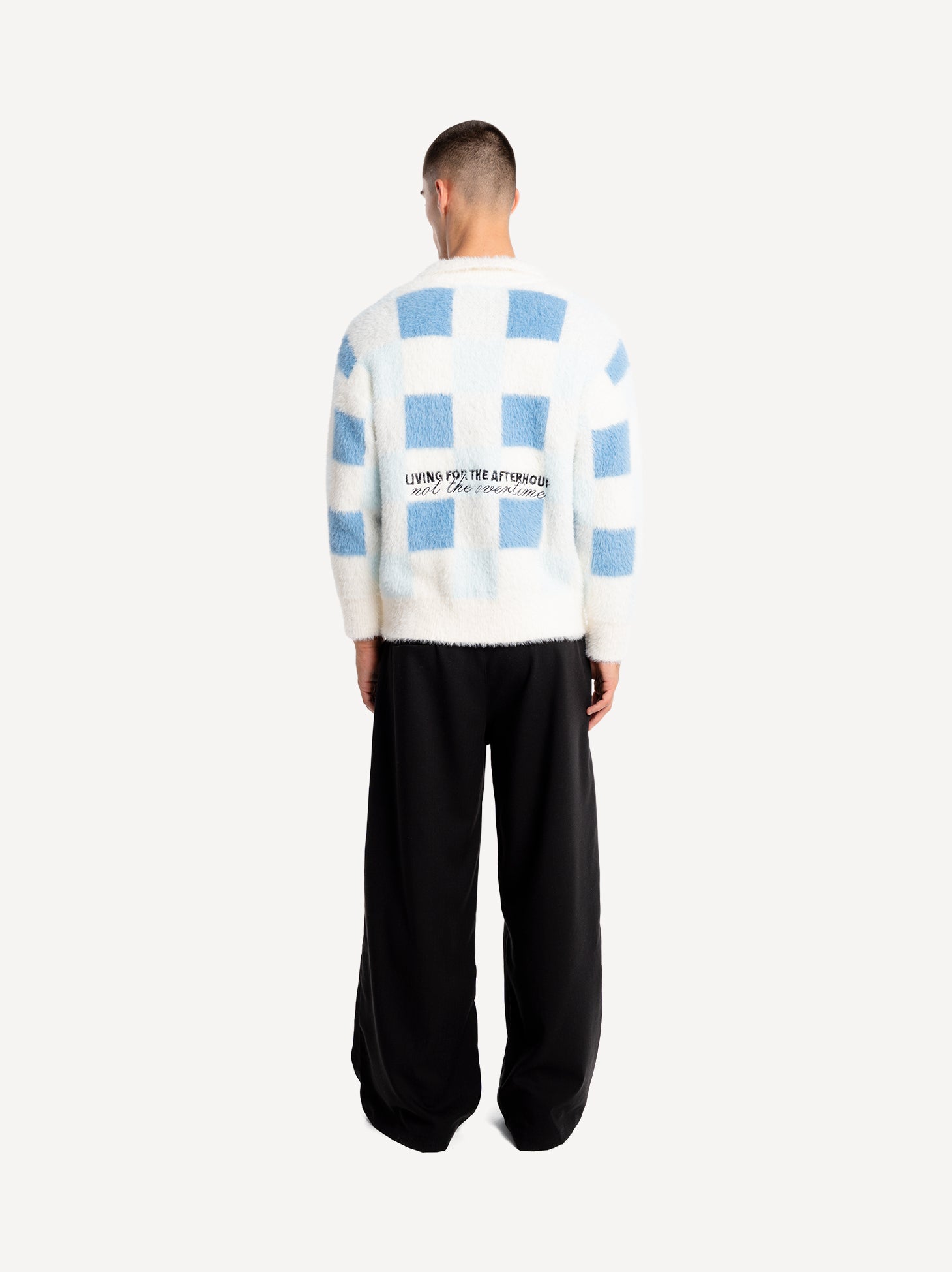 【andequal】 セットアップ nuance border knit Another Checked Knit Sweater – AnotherCottonLab