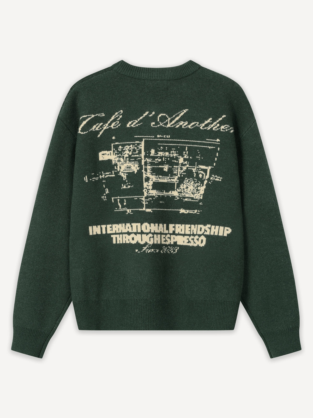Another Coffee Knit Sweater – Bottle Green