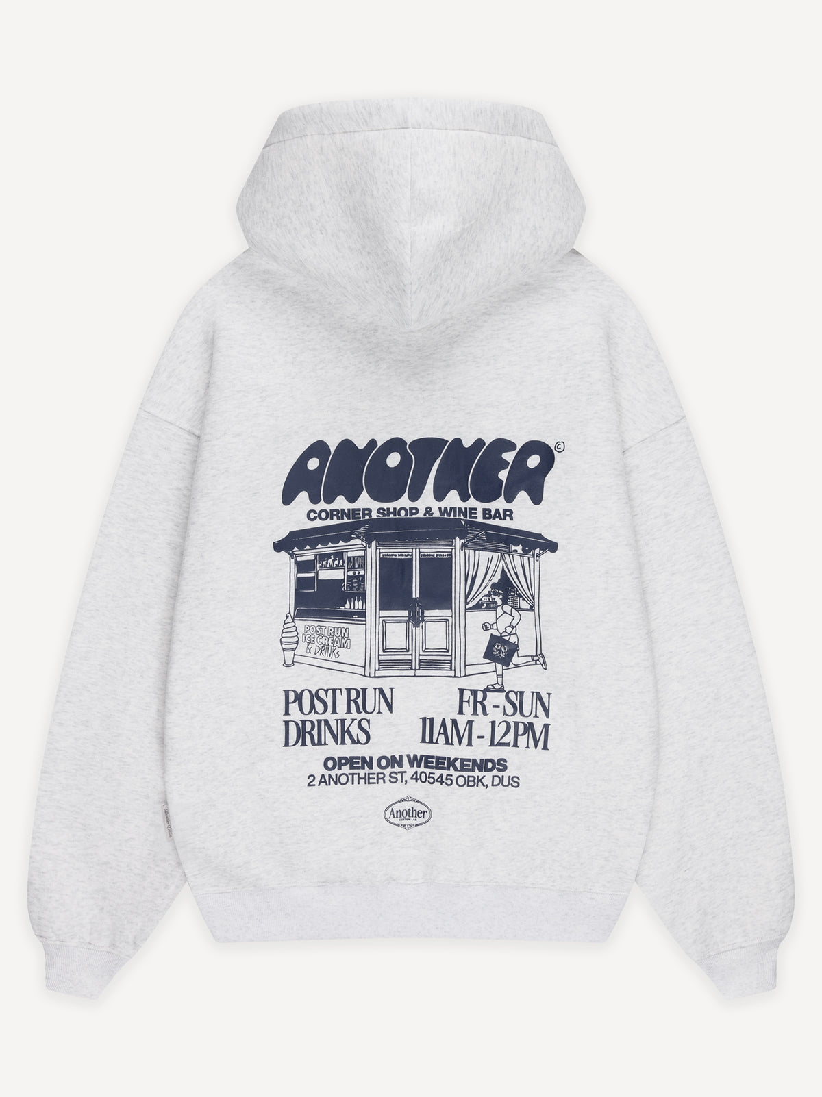 Another Corner Hoodie – Ash Grey