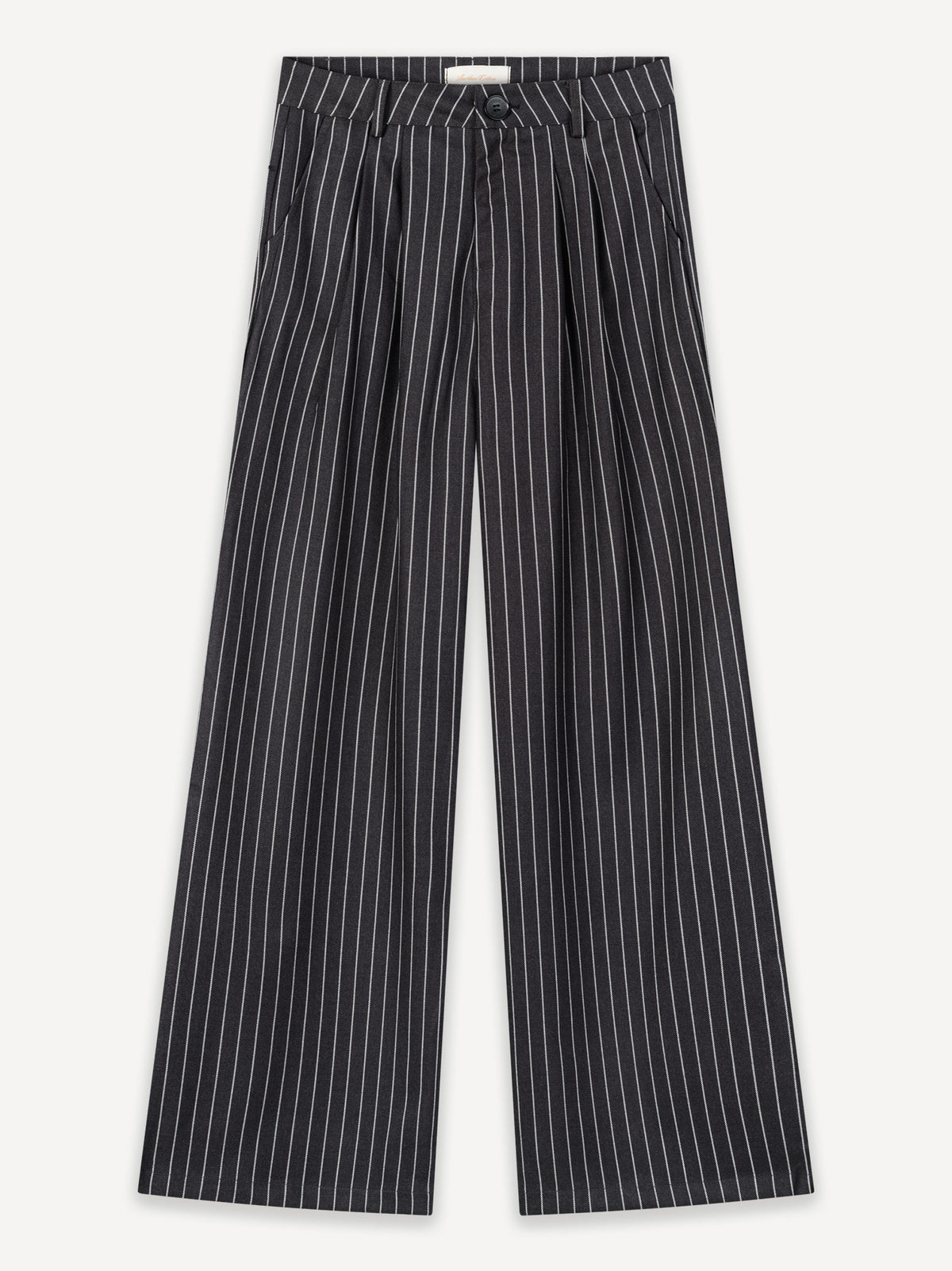 Another Double Pleated Pants Women – Pinstripe