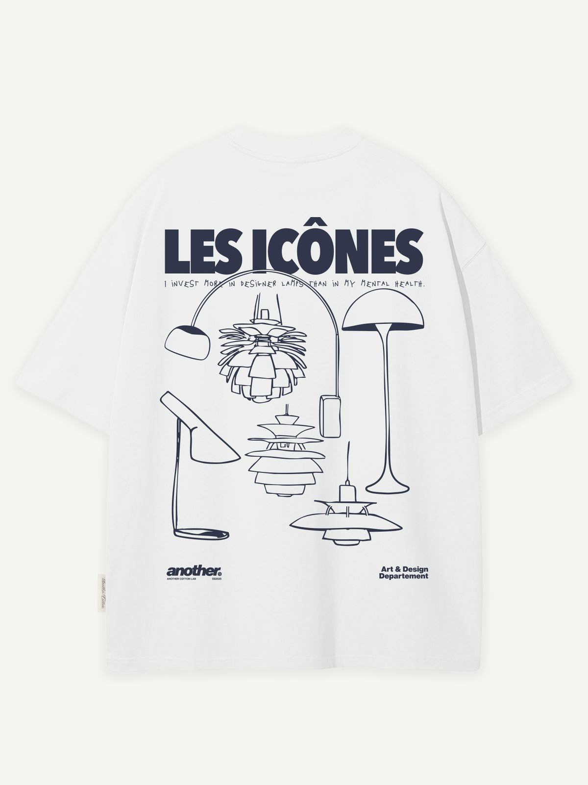 Les Icônes Oversized T-Shirt – White