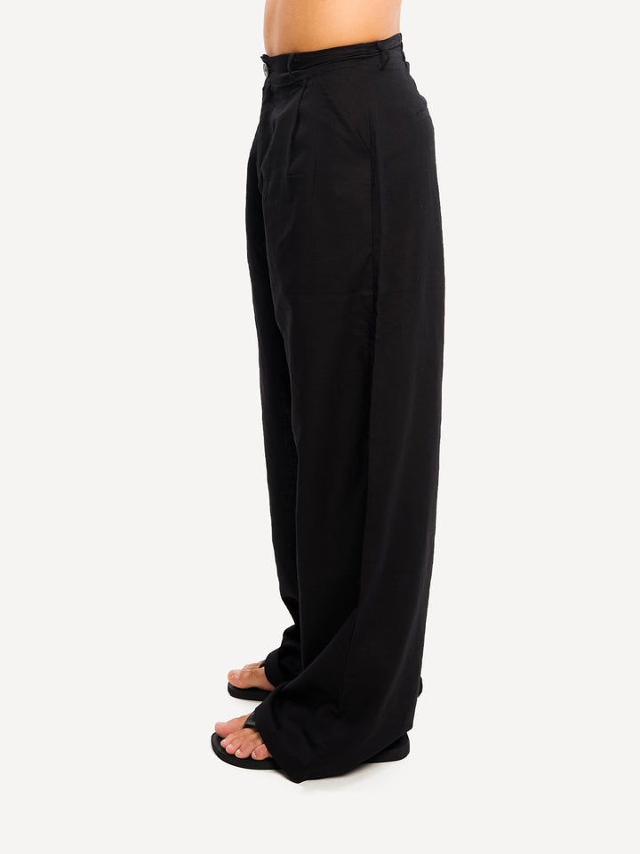 Another Linen Pant — Black