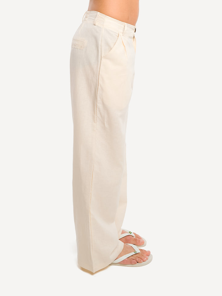 Another Linen Pant — Off White