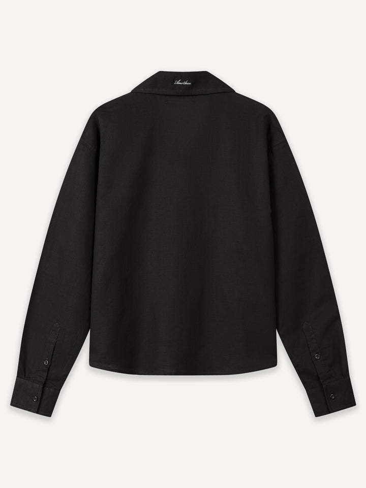 Another Linen Shirt — Black