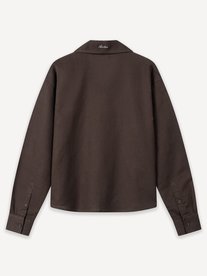 Another Linen Shirt — Black