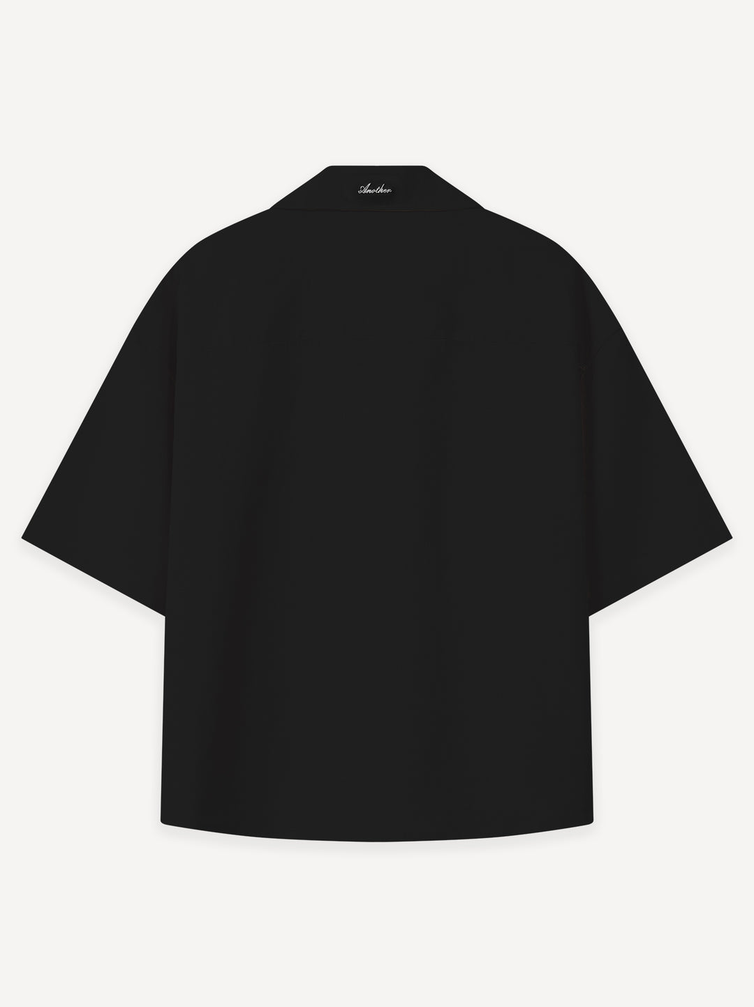 Another Linen Short Sleeve Shirt — Black