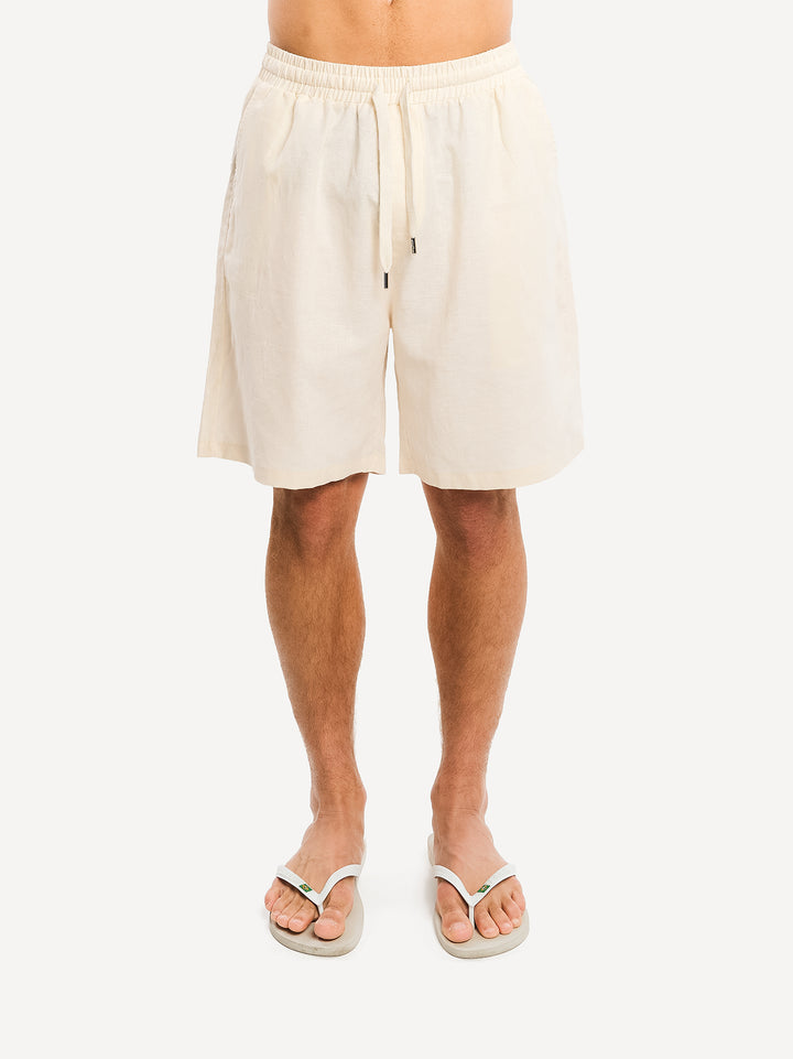 Another Linen Shorts — Off White