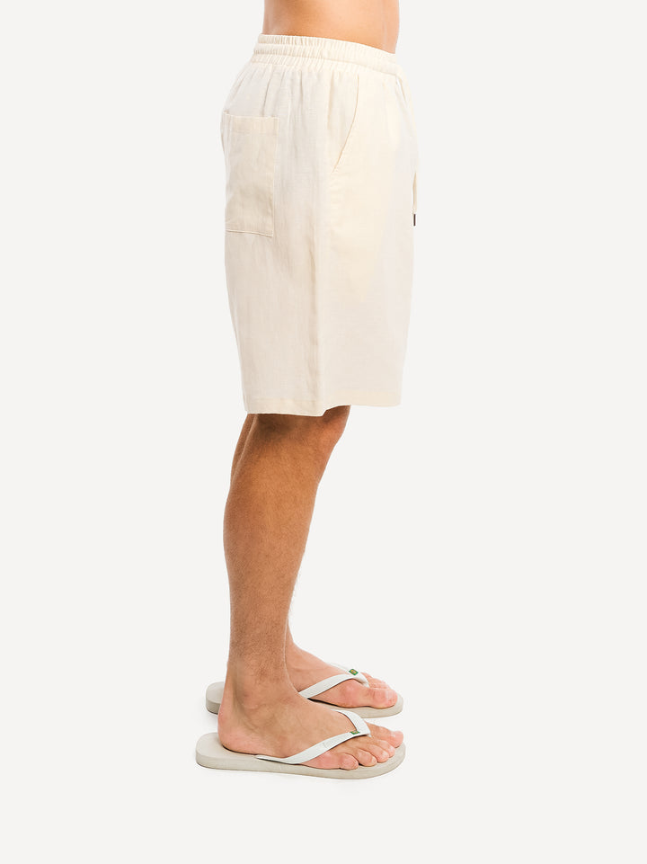 Another Linen Shorts — Black