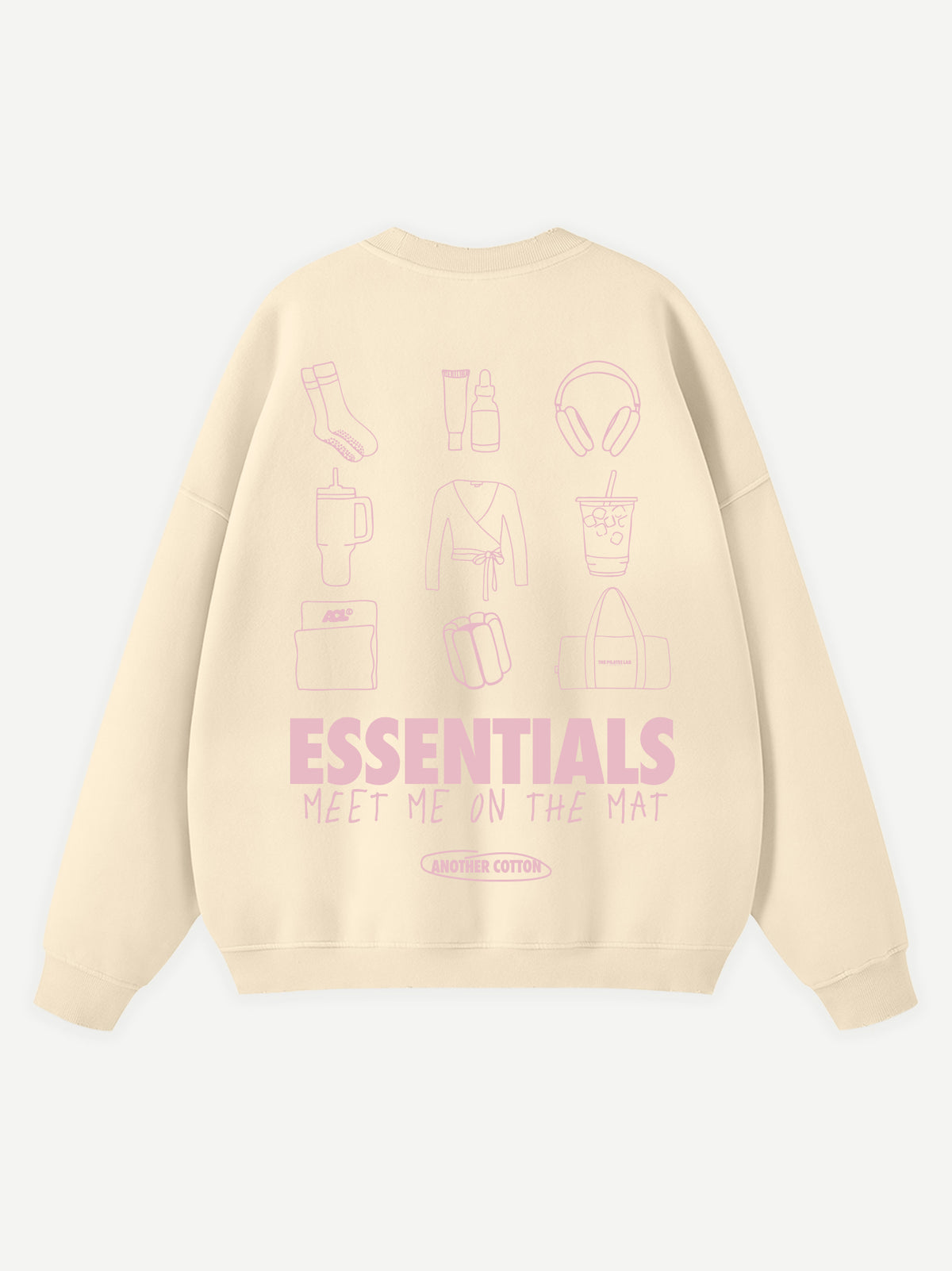 Mat Essentials Oversized Sweatshirt – Off White