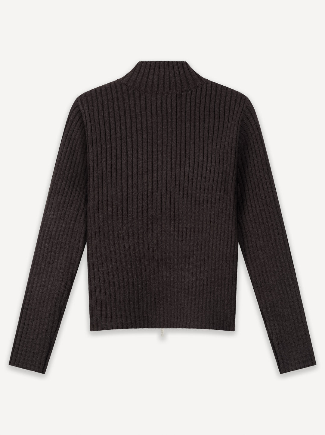 Another Cropped Rib Zip Women