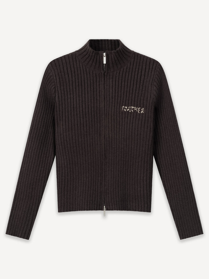 Another Cropped Rib Zip Women