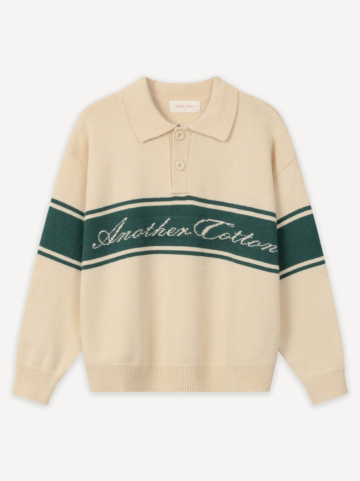 Another Signature Knit Rugby Sweater