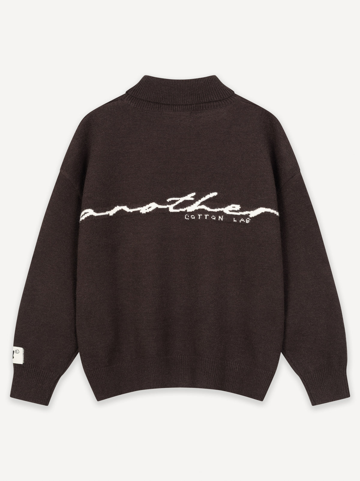 Another Spellout Signature Knit Sweater Women – Brown