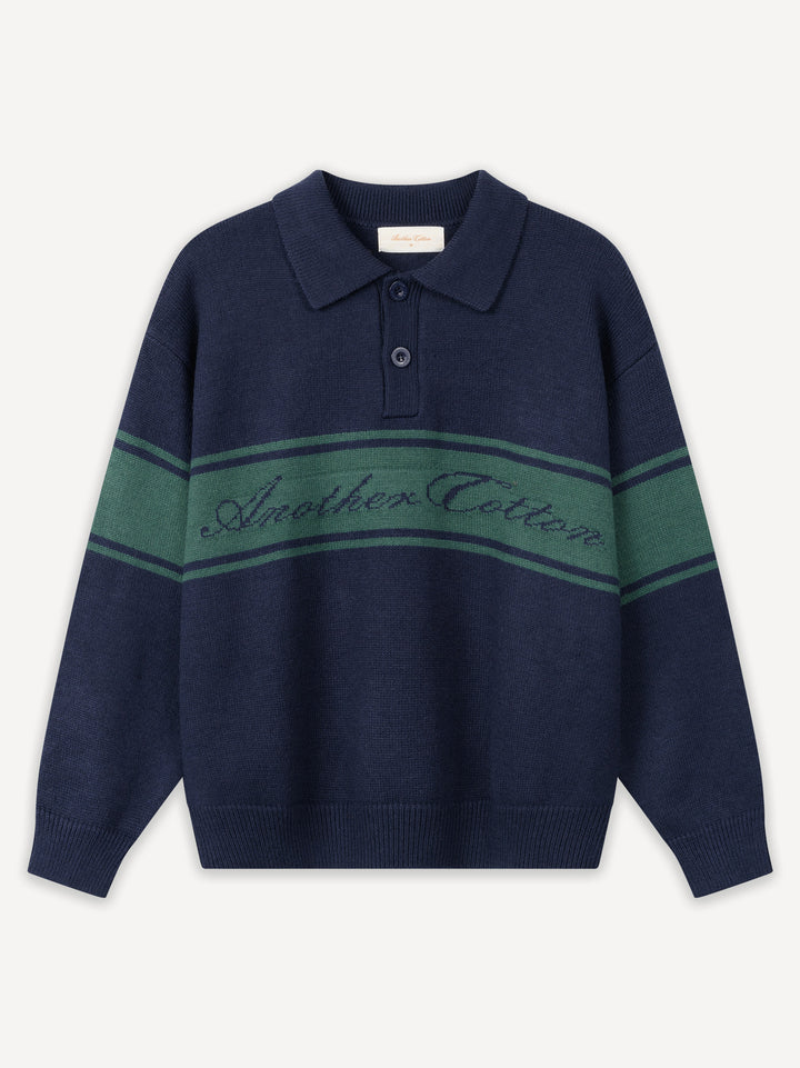 Another Signature Knit Rugby Sweater