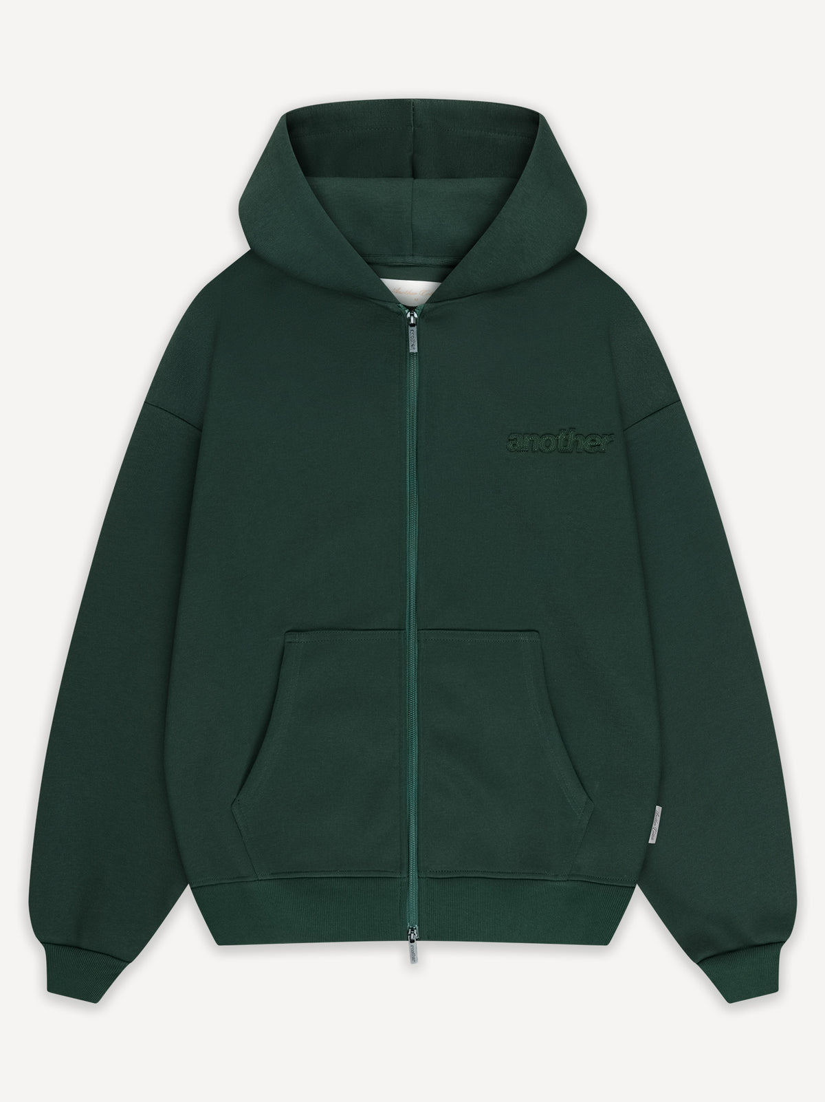 Another Signature Zip-Hoodie – Bottle Green