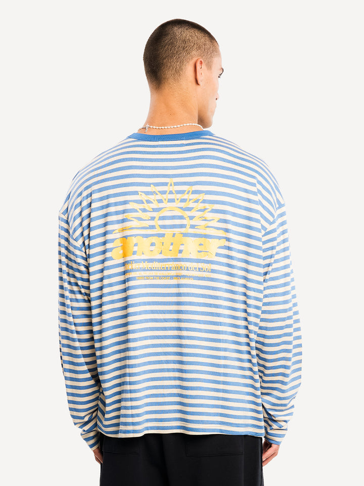 Another Striped Longsleeve — Blue Striped