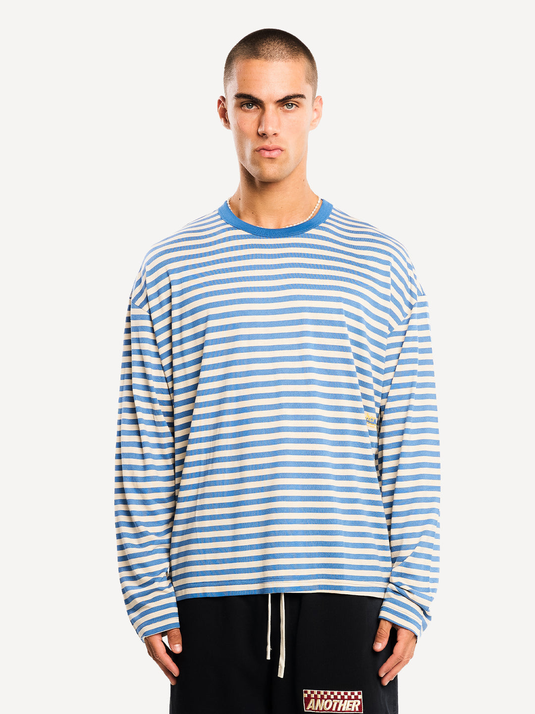 Another Striped Longsleeve — Blue Striped
