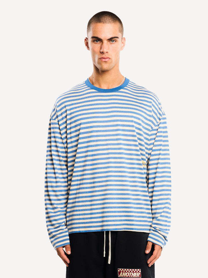 Another Striped Longsleeve — Blue Striped
