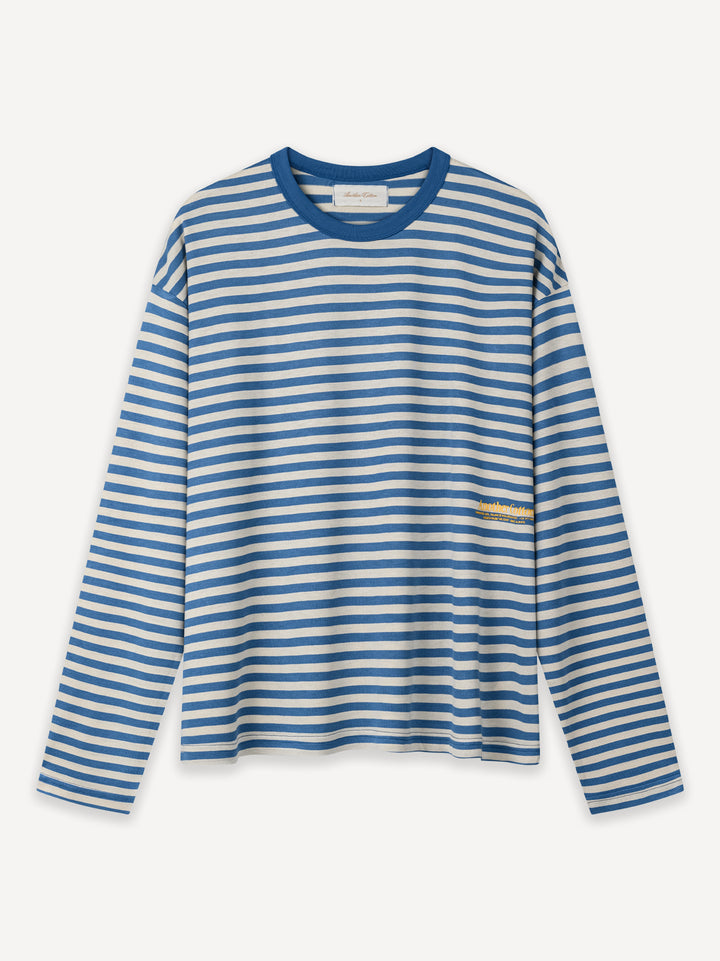 Another Striped Longsleeve — Blue Striped