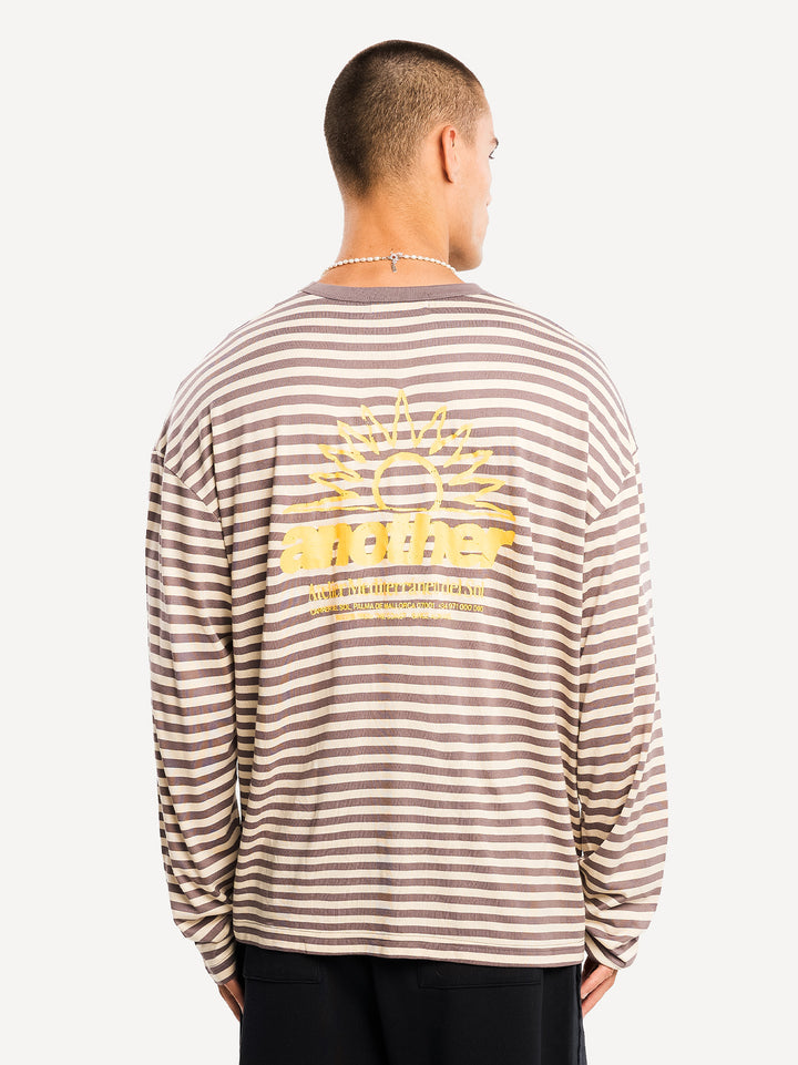 Another Striped Longsleeve — Chocolate