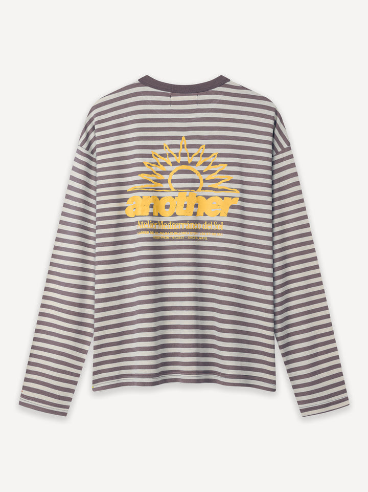 Another Striped Longsleeve — Blue Striped