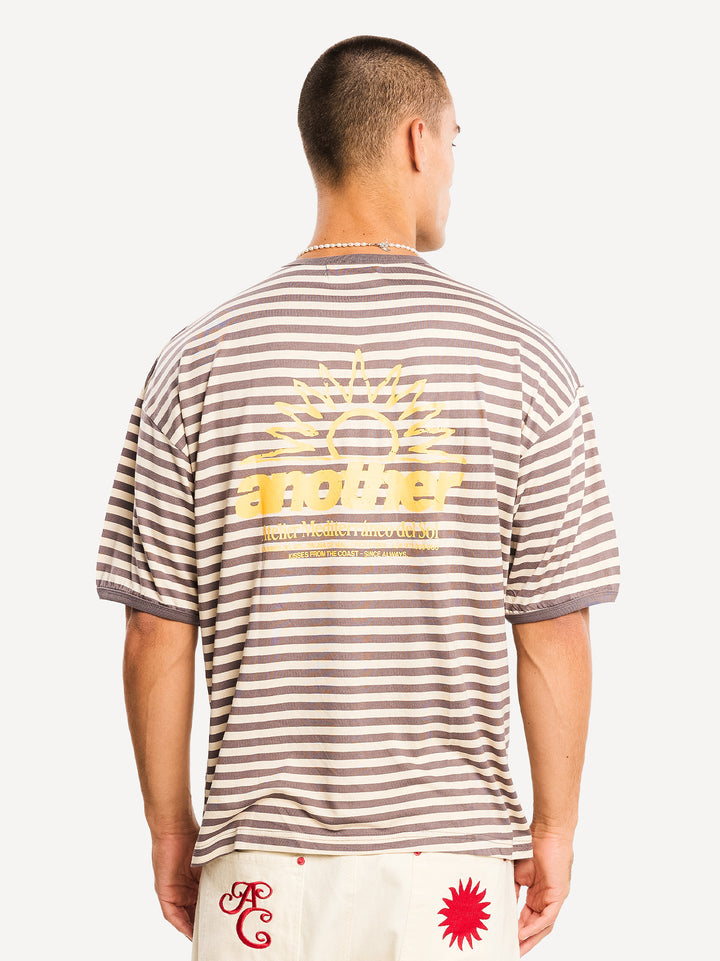 Another Striped T-Shirt — Blue Striped